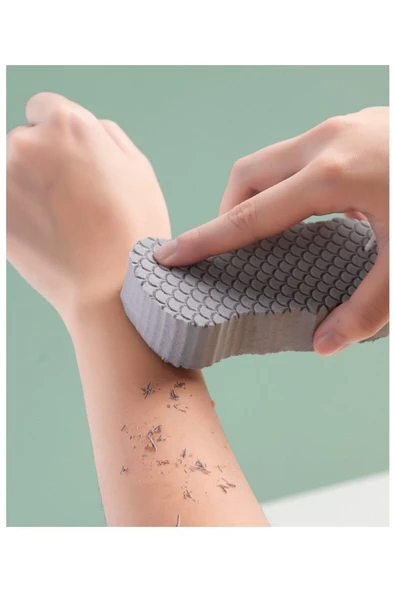 Banyo Vücut Duş Süngeri Sihirli Vücut Ölü Deri Sökücü Vücut Masaj Peeling Fırçası Süngeri ürün görseli 1