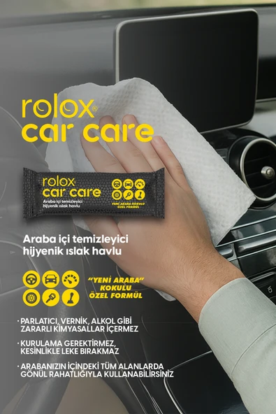 Car Care -50 Paket - Araba Içi Temizleyici Hijyenik Islak Havlu ürün görseli 1