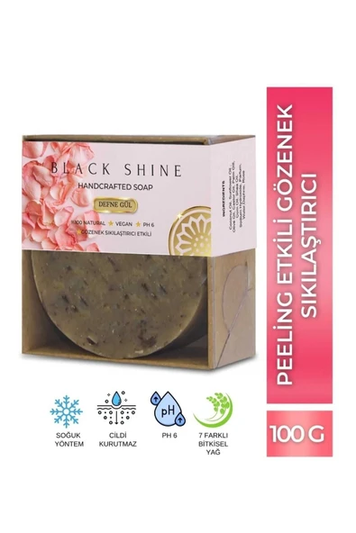 Defne Gül Sabunu Gözenek Sıkılaştırıcı Peeling, Besleyici Arındırıcı Doğal Cilt Ve Saç Bakımı ürün görseli 1