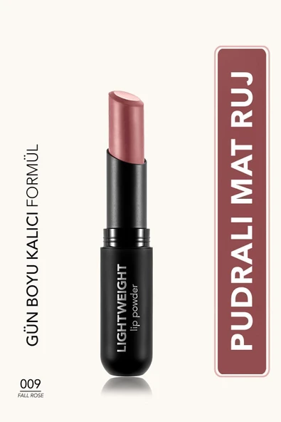 Lightweight Lip Poweder Yüksek Pigmentli & Mat Bitişli Ultra Hafif Ruj - 009 ürün görseli 1