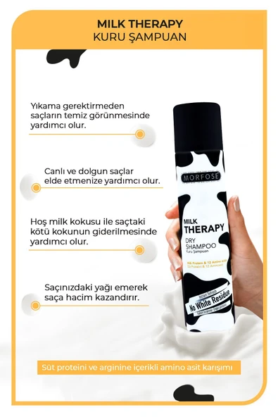 Milk Therapy Kuru Şampuan 200 ml - Resim 2