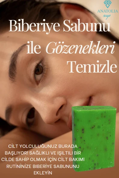 Hücre Yenileyici Akne Ve Sivilce Oluşumunu Engeller Antibakteriyel Biberiye Sabunu ürün görseli 1
