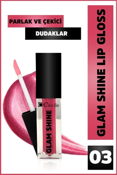 CECİLE GLAM SHINE LİP GLOSS 03 ürün görseli 1