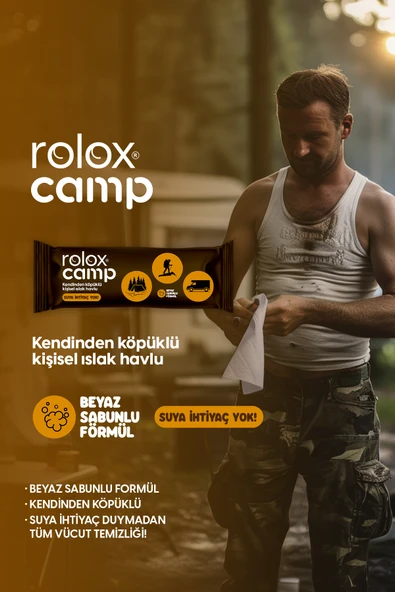 Camp - 50 Paket – Kendinden Köpüklü Kişisel Islak Havlu ürün görseli 1