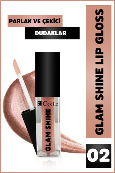 glam shıne lip gloss 02 ürün görseli 1