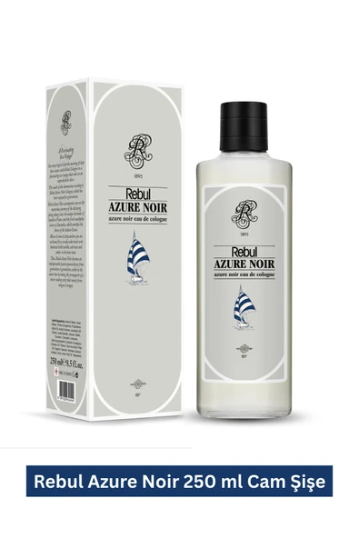 Azure Noir Kolonya Cam Şişe 250 ml ürün görseli 1