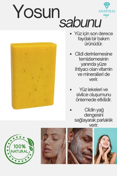 Yosun Sabunu Sivilce Ve Selülit Sabunu - Resim 2