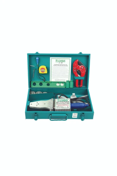 CANDAN MAKİNE Candan Profesyonel Pprc Plastik Boru Kaynak Makinesi Seti Cm-06-set ürün görseli 1