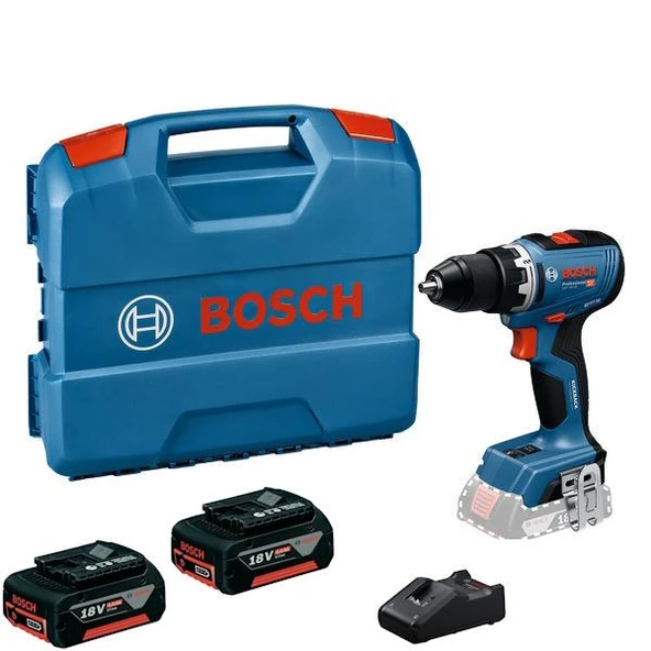 Bosch GSR 18V-65 2x4.0Ah Çift Akülü Vidalama ürün görseli 1