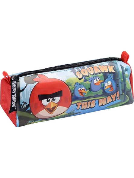 Angry Birds Lisanslı Tek Bölmeli Silindir Kalem Çantası , Kalemlik, Kalem Kutusu ürün görseli 1