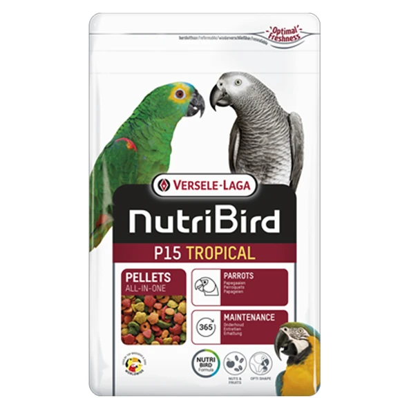 Versele Laga Nutri Bird P15 Pelet Tropical Papağan Yemi 1 Kg ürün görseli 1