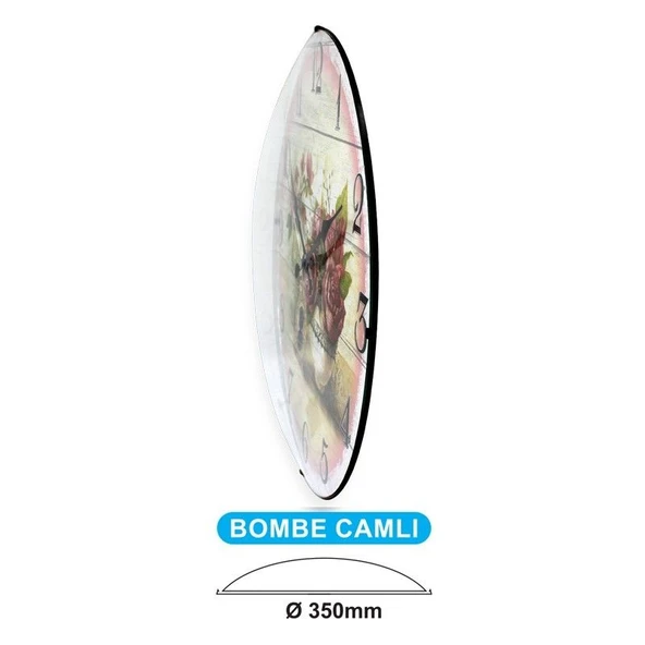 Galaxy Bombeli Duvar Saatleri 34CM - Resim 8
