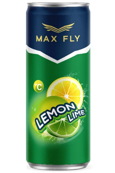 Max Fly Limon Lime Aromalı Gazoz 250 ml 24 adet ürün görseli 1