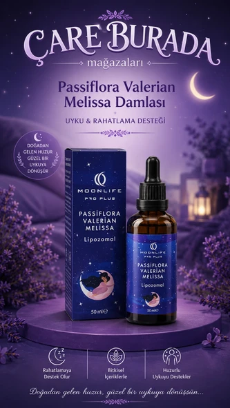 Moonlife - Melisa Uyku Damlası 50 Ml (Pasiflora & Valerian) ürün görseli 1