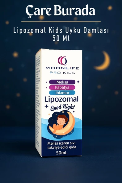 Moonlife - Lipozomal Kids Uyku Damlası 50 Ml (Melisa & Papatya & Ihlamur) ürün görseli 1