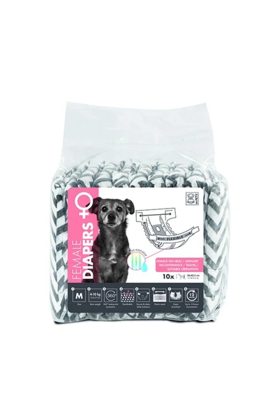 M-PETS Dıapers Dişi Köpekler Için Külot (l) 10lu 10116899 ürün görseli 1