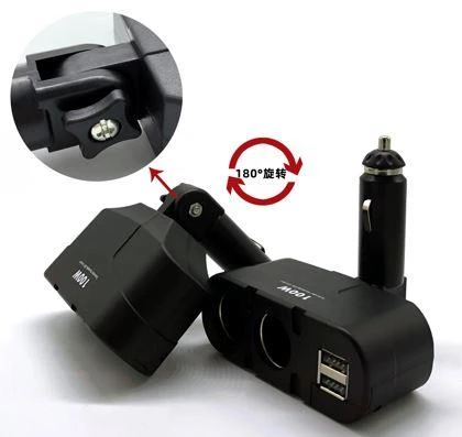 Ayt Olesson 1652 12-24V Çiftli Çift Usbli 100W Araç Oto Tır Çakmak Çoklayıcı Çakmaklık Çoğaltıcı ürün görseli 1