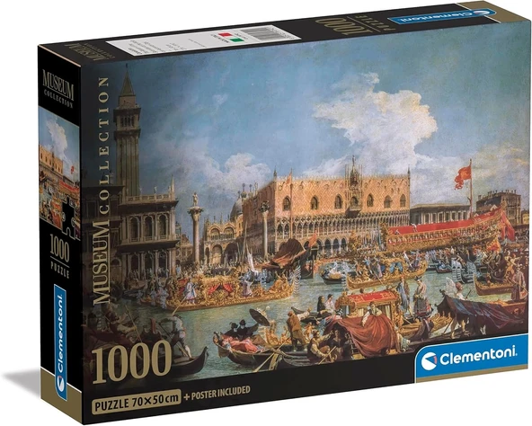 Clementoni 39764 Müze Koleksiyonu Canaletto 1000 Parça ürün görseli 1