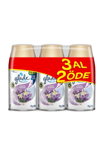 Glade Otomatik Sprey Lavanta Oda Kokusu Yedeği 3x269 ml ürün görseli 1