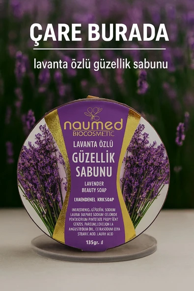 Naumed Biocosmetic - Lavanta Özlü Güzellik Sabunu ürün görseli 1