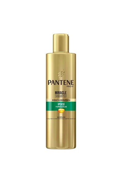 Pantene Miracle Şampuan Ipeksi Yumuşaklık Keratin Koruyuculu Elektriklenmeye Eğilimli Saçlar 250 ml ürün görseli 1