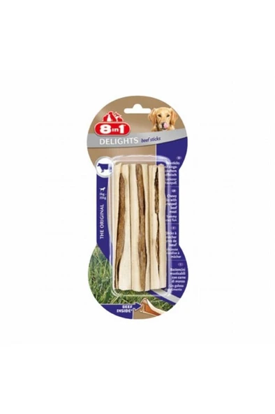 8in1 Beef Delights Sticks Köpek Ödül Kemiği ürün görseli 1