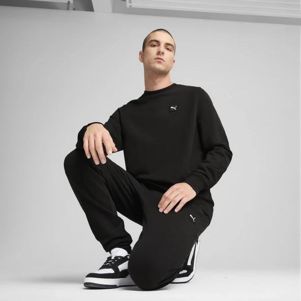 Puma 68472701 Ess Elevated Crew Erkek Sweatshirt - Resim 4