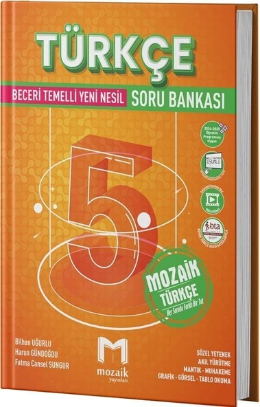 5. Sınıf Türkçe Soru Bankası Mozaik Yayınları ürün görseli 1