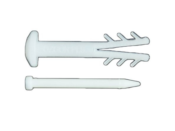 MADE PLASTİK Çivili Dübel 7 mm - 1 PK 500 Adet ürün görseli 1