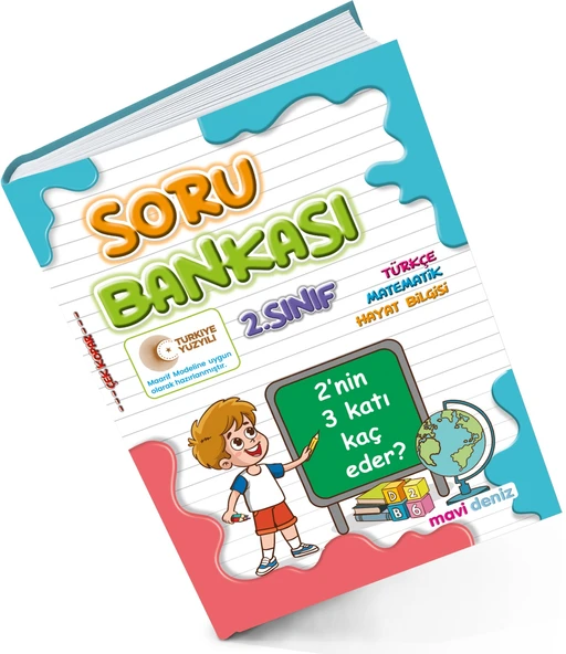 Mavi Deniz 2026 2. Sınıf Tüm Dersler Soru Bankası Güncel Müfredat ürün görseli 1