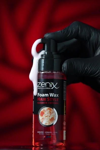 PTTAVM: Zenix Saç Köpüğü Foam Wax Güçlü Bukle Keratin 150 Ml 1 Numara
