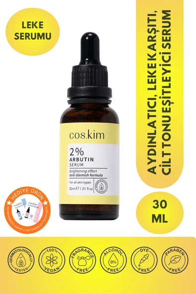 %2 Arbutin Cilt Tonu Eşitleyici Ve Aydınlatıcı Cilt Bakım Serumu | 2% Arbutin Serum 30 ml ürün görseli 1