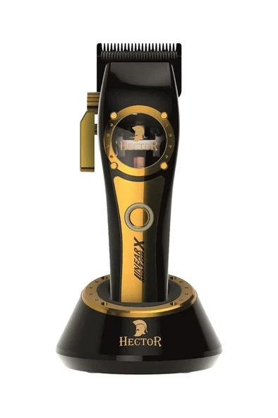 Hector Linear X Saç Kesim ve Çizim Makinesi 11.200 RPM Gold-Siyah ürün görseli 1