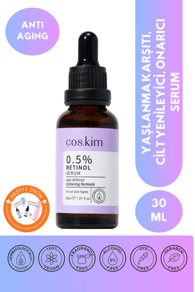 %0.5 Retinol Bakım Serumu 30 ml ürün görseli 1
