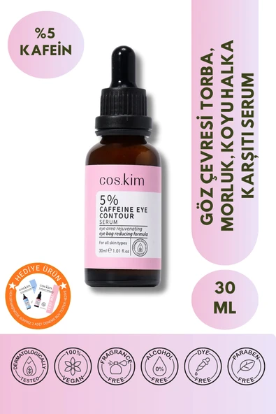 %5 Kafein Içeren Morluk Giderici - Aydınlatıcı Ve Canlandırıcı Göz Altı Serumu 30 ml ürün görseli 1