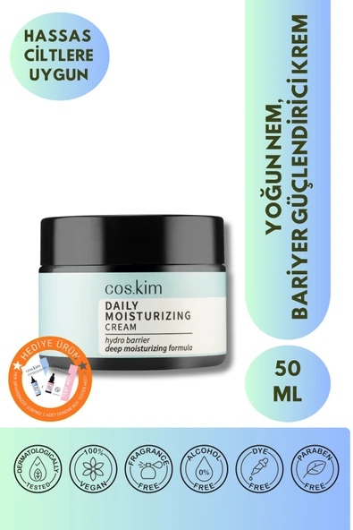 Yoğun Nemlendirici ve Bariyer Güçlendirici Günlük Bakım Kremi | Daily Moisturising Cream 50ml ürün görseli 1