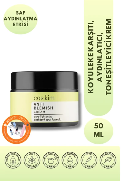 Leke Karşıtı Ve Gözenek Sıkılaştırıcı Aydınlatıcı Krem | Anti-blemish Whitening Cream 50ml ürün görseli 1