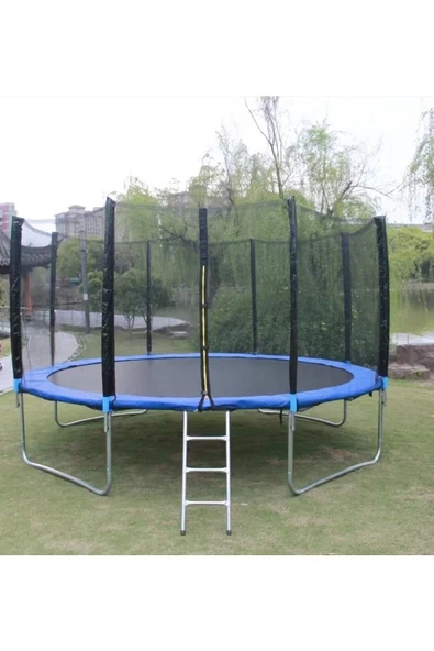 HEPİTOP File Korumalı Büyük Boy Trambolin 426 Cm Trambolin Güvenlik Fileli Bahçe Tipi Trampolin 14 Ft ürün görseli 1