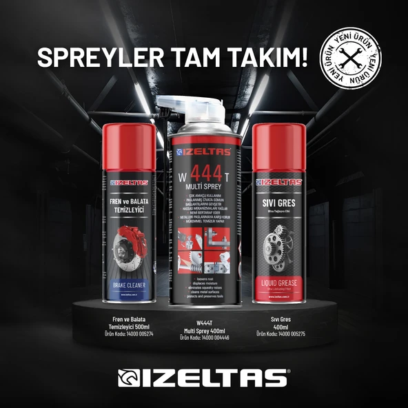 İzeltaş Yağlayıcı Ve Temizleyici Set 13000008100 ürün görseli 1