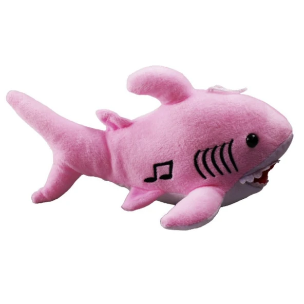 Köpekbalığı Sesli Baby Shark Müzikli 28 cm - 1811201  - Pembe ürün görseli 1