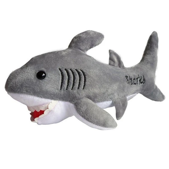 Köpekbalığı Sesli Baby Shark Müzikli 28 cm - 1811201 - Gri ürün görseli 1