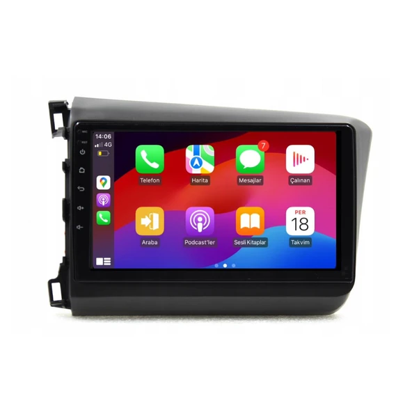 Honda Civic FB7 Android Multimedya Sistemi 4-64 Cadence (2012-2015) - Resim 4