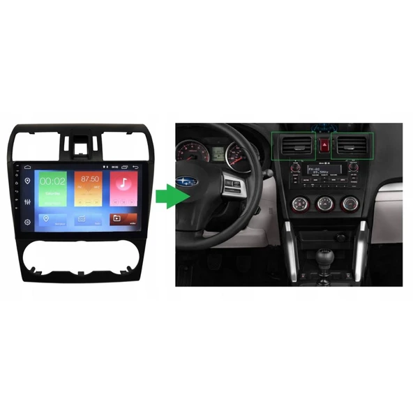 Subaru Forester Android Multimedya Sistemi 4-64 Cadence (2015-2018) ürün görseli 1