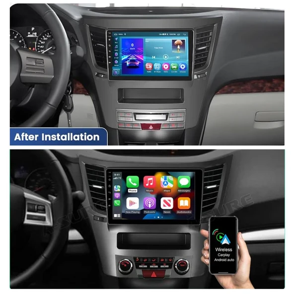 Subaru Legacy-Outback Android Multimedya Sistemi 4-64 Cadence (2010-2014) ürün görseli 1