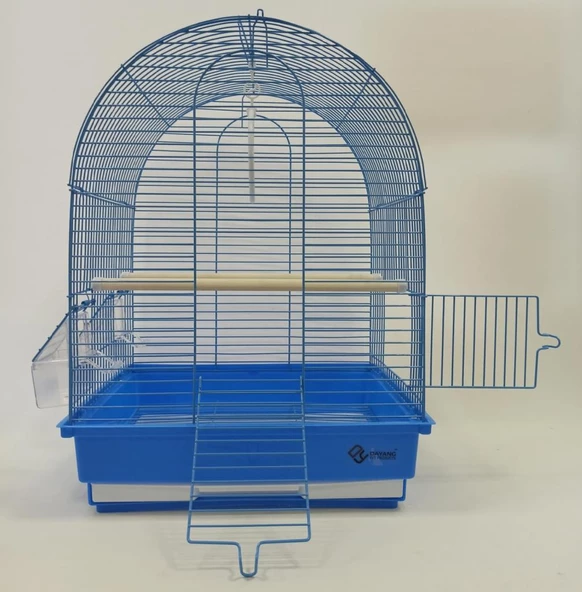 Dayang İki Kapılı Davul Kafes 35x28x46 cm Mavi ürün görseli 1