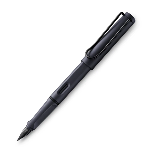 LAMY SAFARI DOLMA KALEM METAL KLIPS M UC STEEL BLACK ürün görseli 1