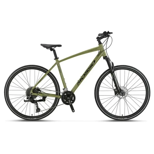 MOSSO LEGARDA-PRO-X18-MSM ERKEK ŞEHİR BİSİKLETİ 510H HD 28 JANT 18 VİTES YEŞİL SİYAH ürün görseli 1