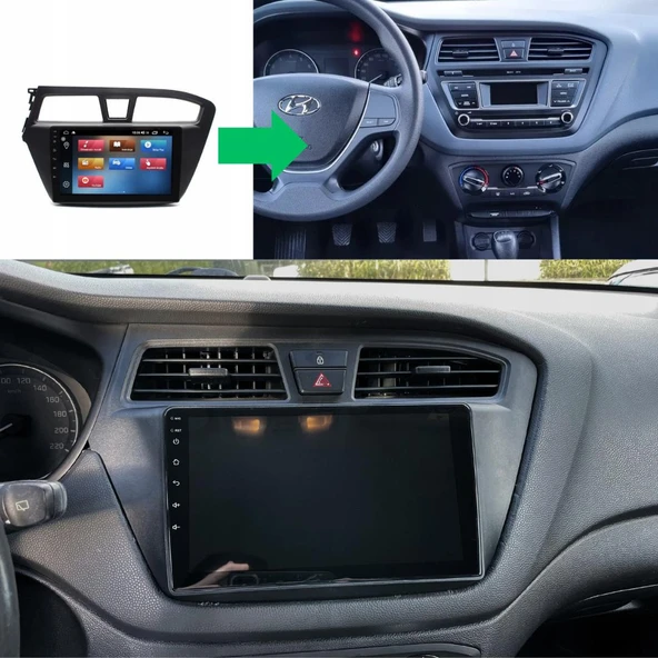 Hyundai İ20 Android Multimedya Sistemi 4-64 Cadence (2014-2017) ürün görseli 1