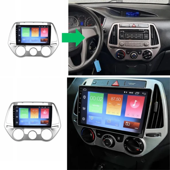 Hyundai İ20 Manuel Klima Android Multimedya Sistemi 4-64 Cadence (2013-2014) ürün görseli 1