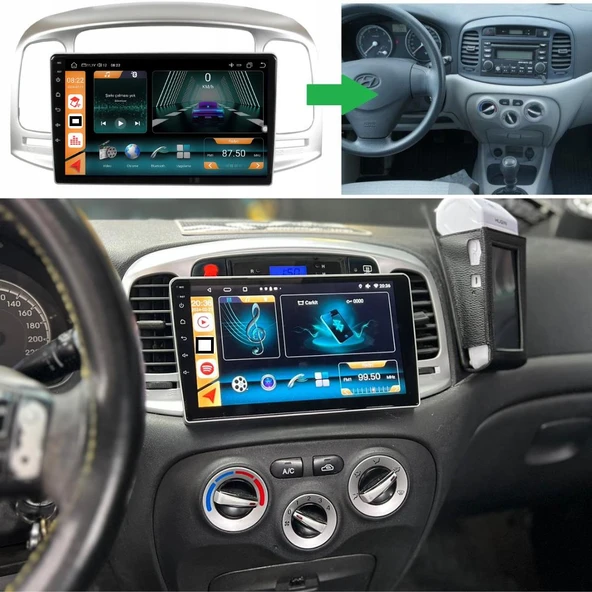 Hyundai Accent Era Android Multimedya Sistemi 4-64 Cadence (2006-2012) ürün görseli 1